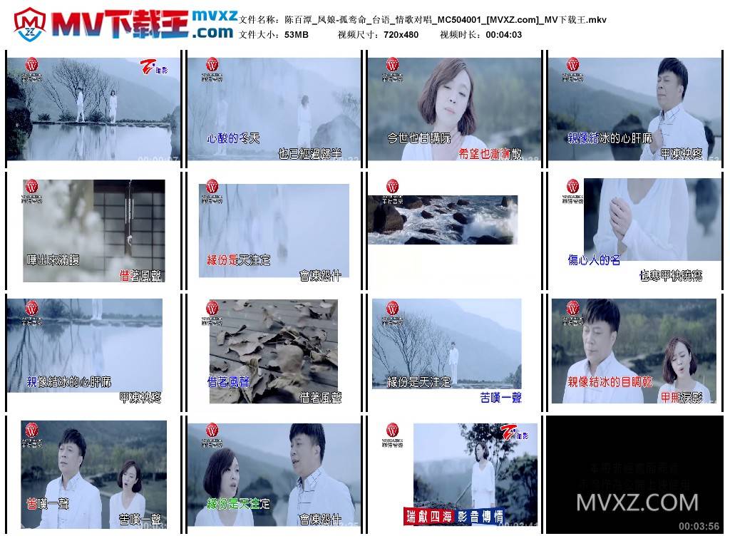 陈百潭_凤娘-孤鸾命_台语_情歌对唱_MC504001